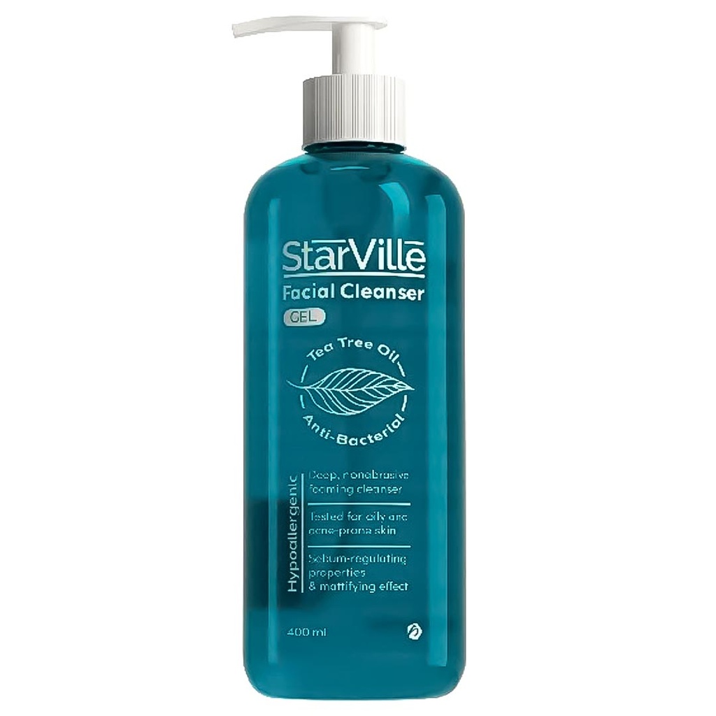 ستارفيل جل منظف للوجه - StarVille Facial Cleanser Gel (400ml)
