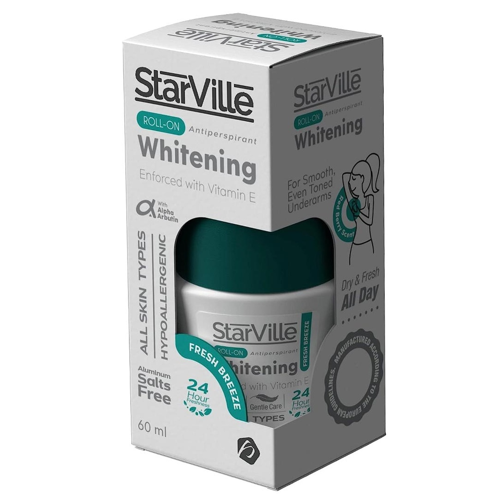 ستارفيل رول اون - StarVille Roll On (نسائى, 60ml, فريش بريز)