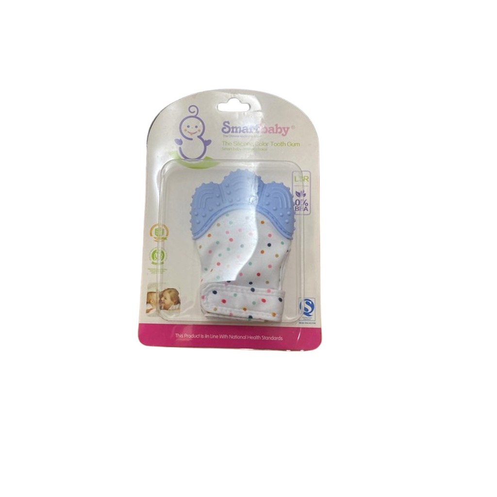 سمارت بيبى عضاضة سيليكون جوانتى - Smartbaby Teether Silicone Guanti (No:6018-3)