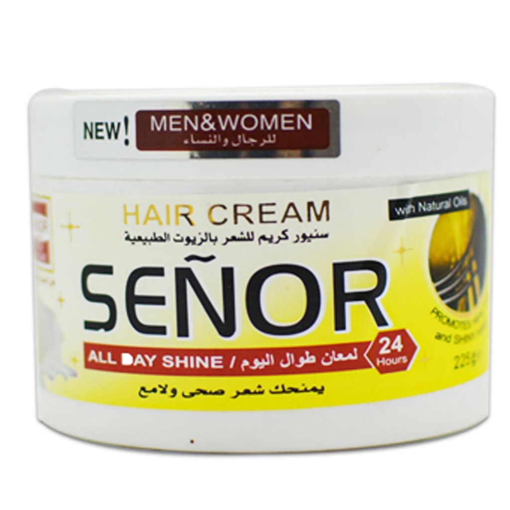 سنيور كريم شعر - Senior Hair Cream (Cream, 225ml, Natural Oils)