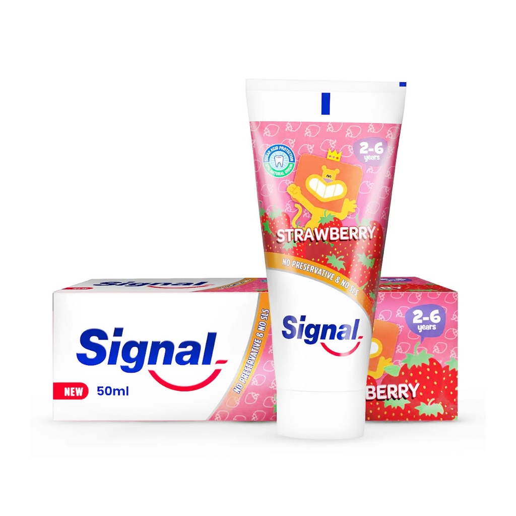سيجنال مكافح التسوس فراولة للاطفال - Signal Cavity Fighter Strawberry Kids (50ml)
