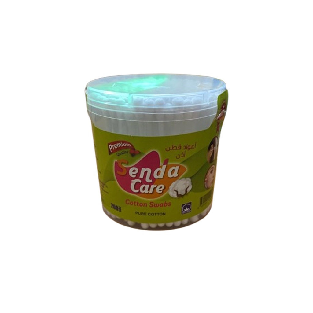 سيندا كير قطن عود - Senda care Cotton Swabs (200PC)