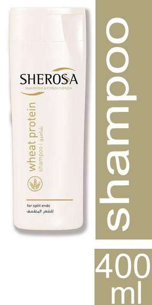 شيروزا شامبو - Sherosa Shampo (400ml, بروتين قمح)