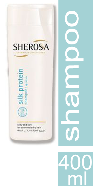 شيروزا شامبو - Sherosa Shampo (400ml, Silk Protein)