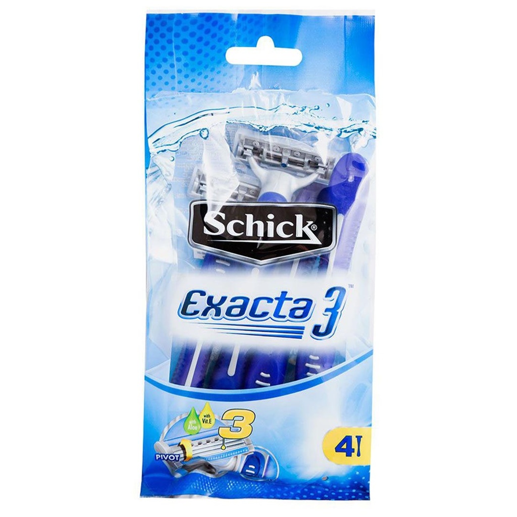 شيك اكزاكتا 3 - Schick Exacta 3 (ماكنة, رجالى, 4PC)