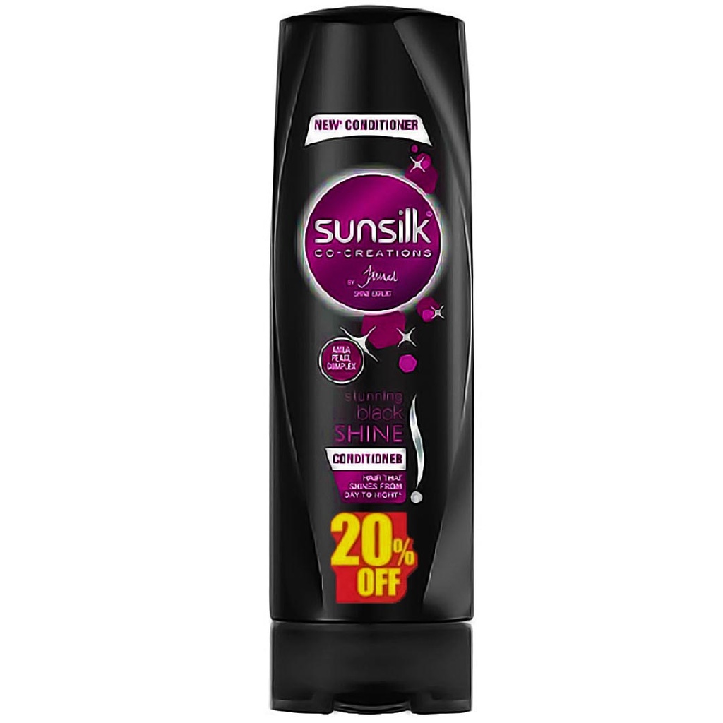 صانسيلك شامبو - Sunsilk Shampoo (600ml, شعر اسود, خصم 20%)