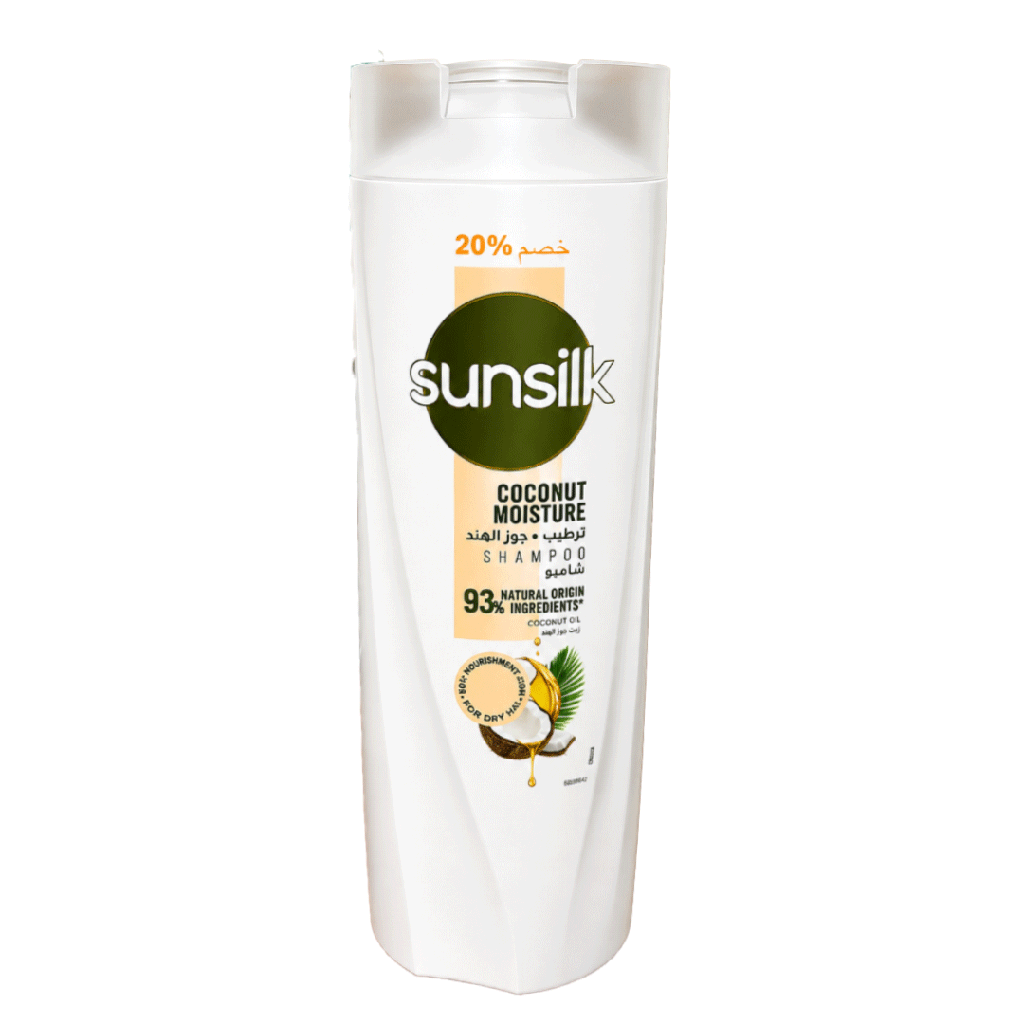 صانسيلك شامبو ناتورال جوز الهند خصم 20% - Sunsilk Shampoo Natural Coconut discount 20%