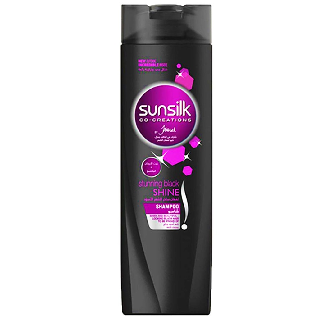 صانسيلك شامبو - Sunsilk Shampoo (350ml, شعر اسود, بدون)