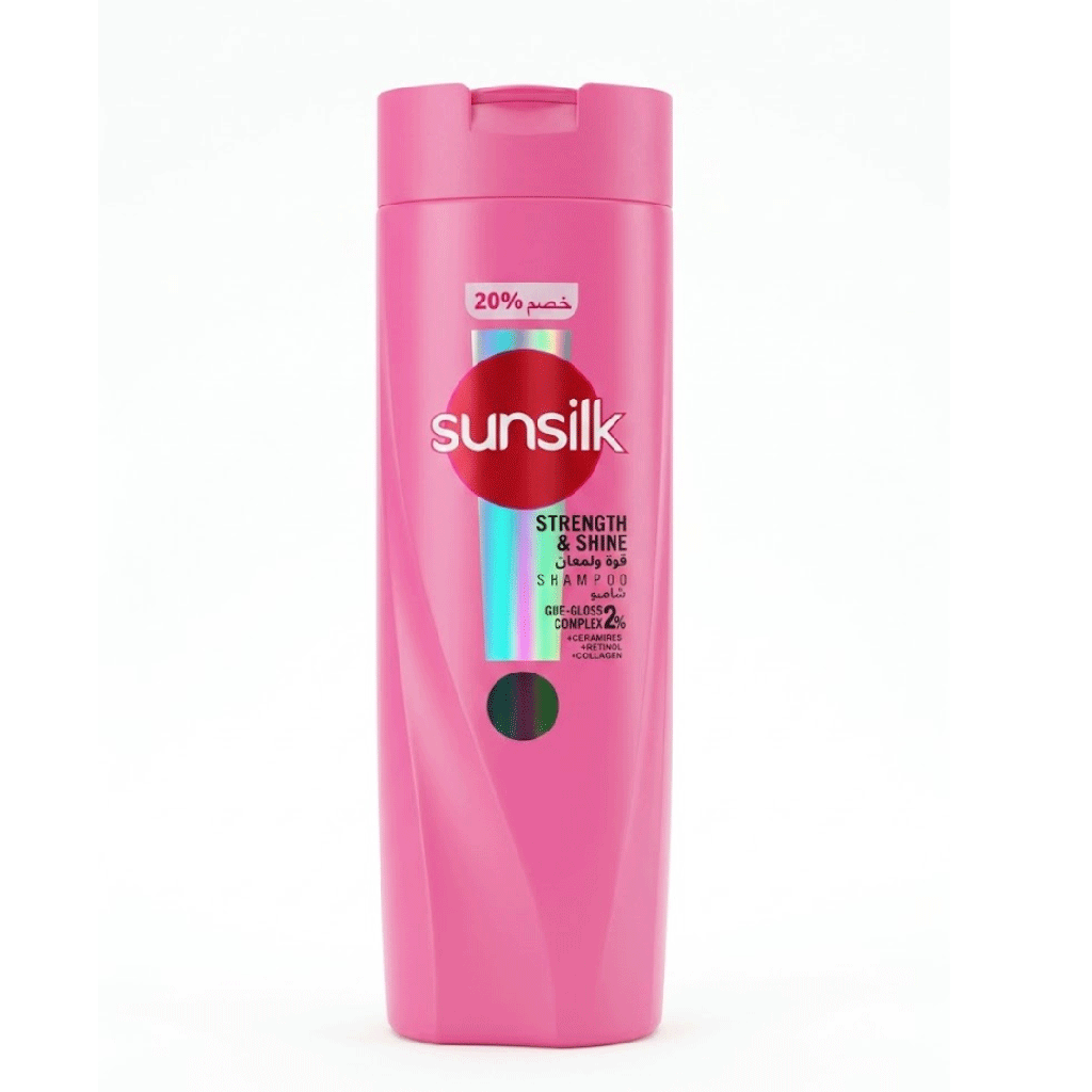 صانسيلك شامبو لمعان & قوة خصم 20% - Sunsilk Shampoo Shine & Strength discount 20% (350ml)