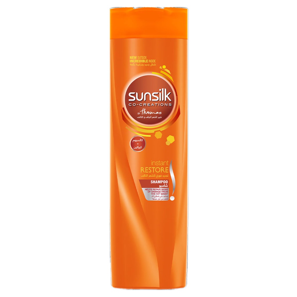 صانسيلك شامبو - Sunsilk Shampoo (180ml, تجديد فورى, بدون)