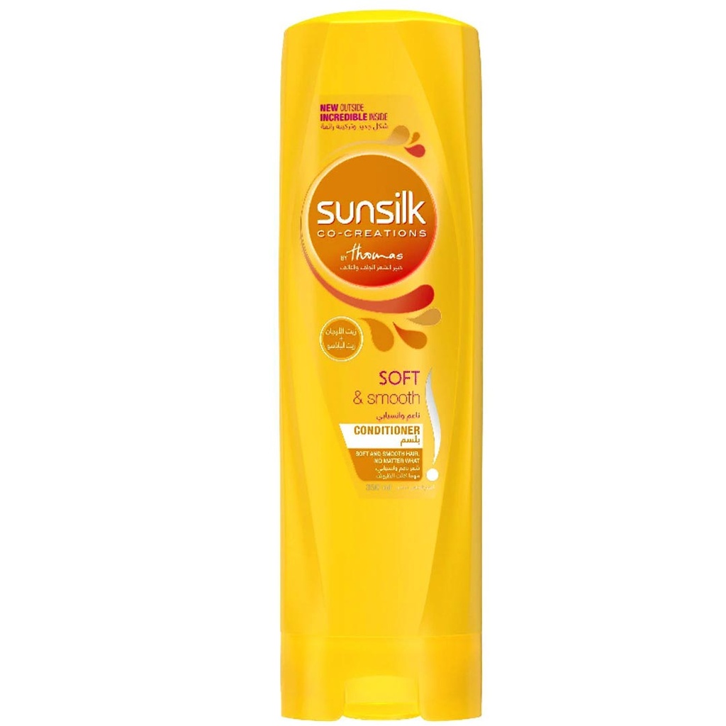 صانسيلك شامبو - Sunsilk Shampoo (180ml, ناعم&انسيابى, بدون)