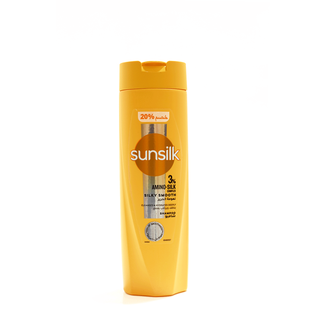 صانسيلك شامبو نعومه الحرير خصم 20% - Sunsilk Shampoo Silky Smooth discount 20%