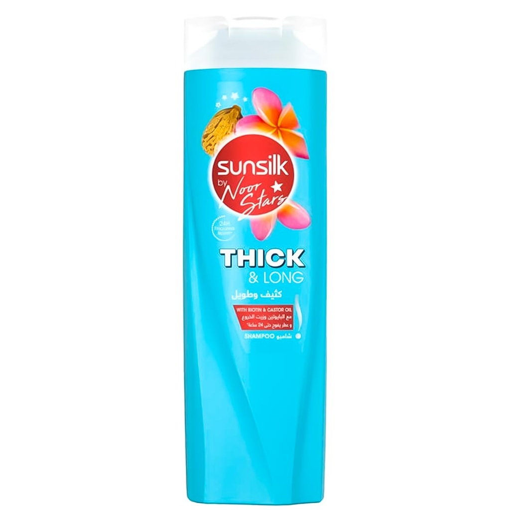 صانسيلك شامبو كثيف & طويل - Sunsilk Shampoo Thick & Long (350ml)