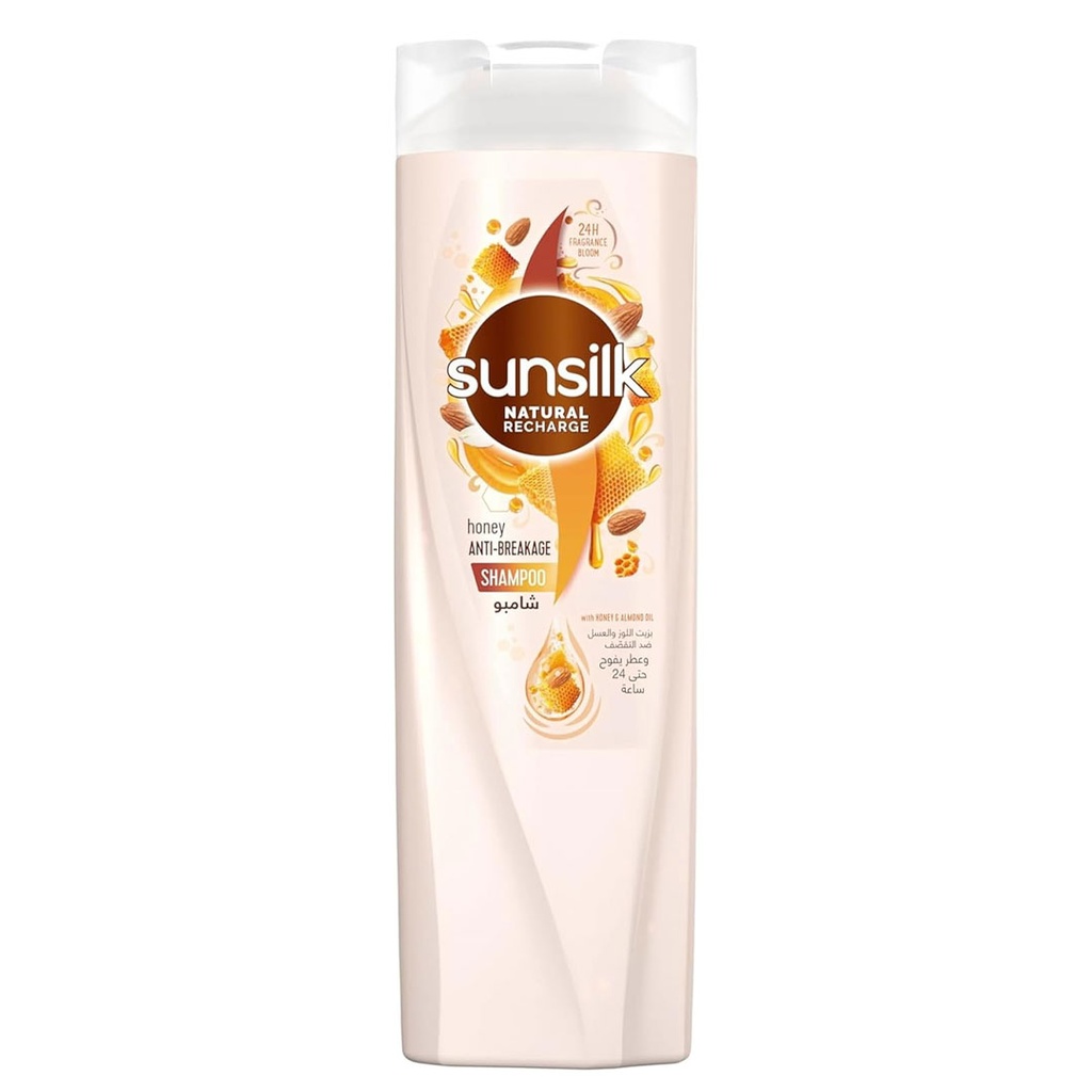 صانسيلك شامبو ناتورال عسل - Sunsilk Shampoo Natural Honey (360ml)