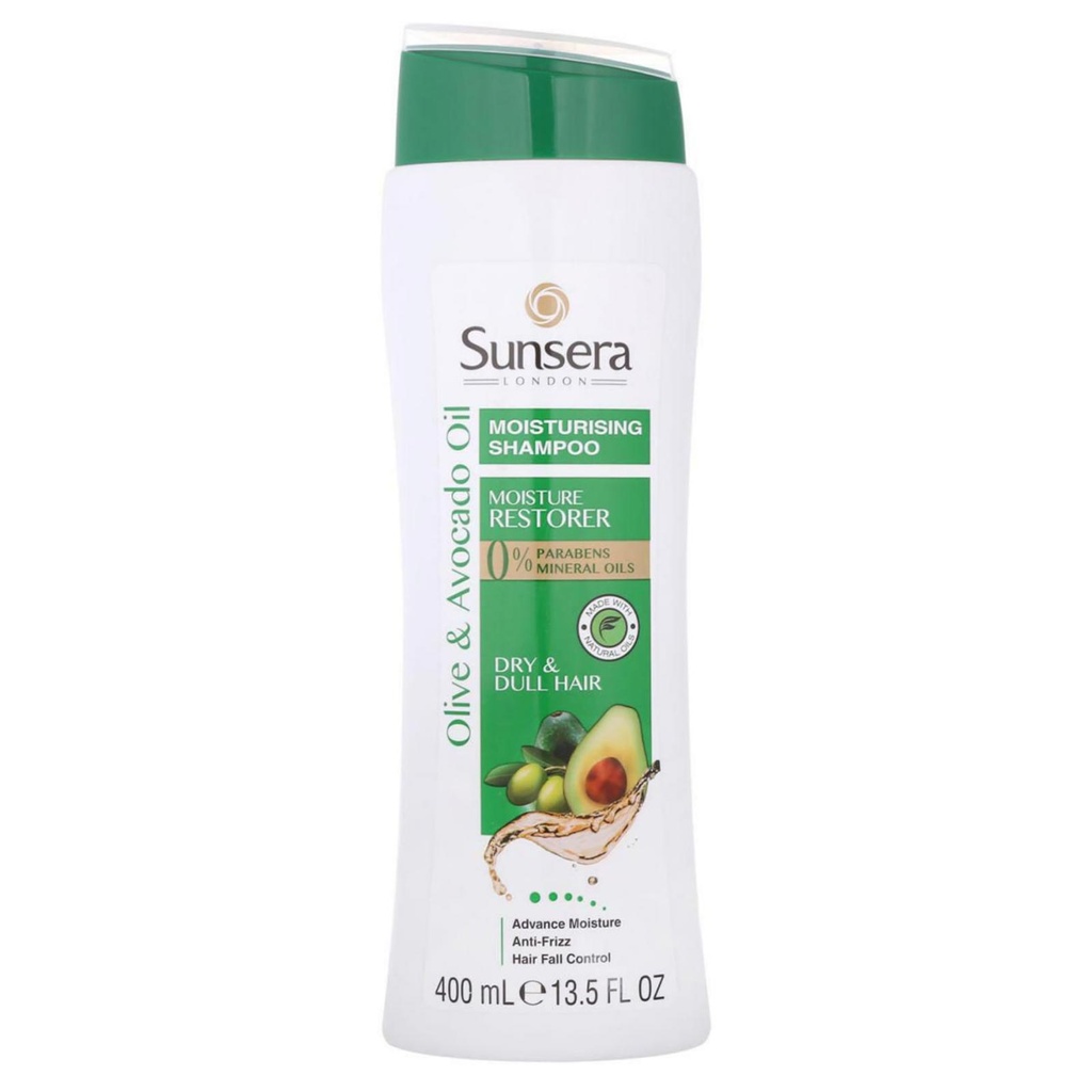 صن صيرا شامبو - Sunsera Shampoo (400ml, زيتون&افوكادو)