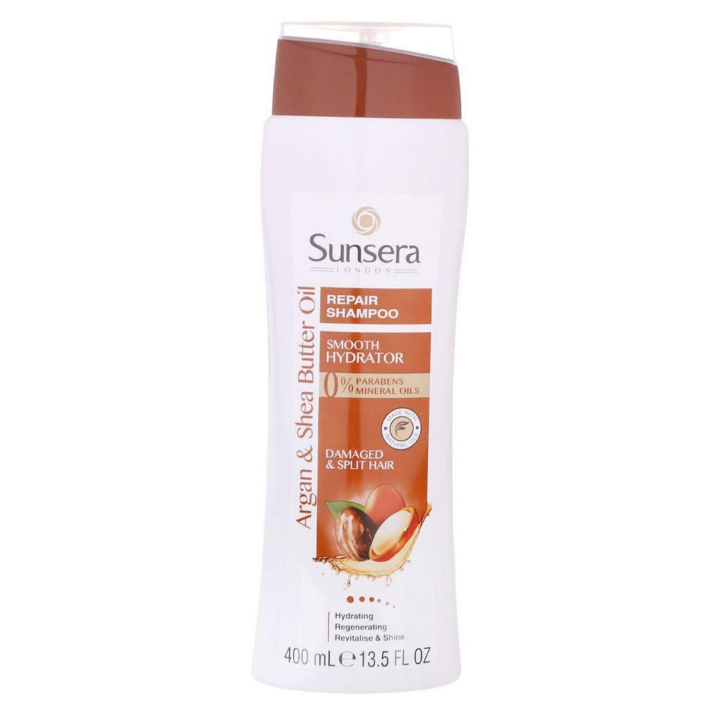 صن صيرا شامبو - Sunsera Shampoo (400ml, ارجان&زبدة شيا)