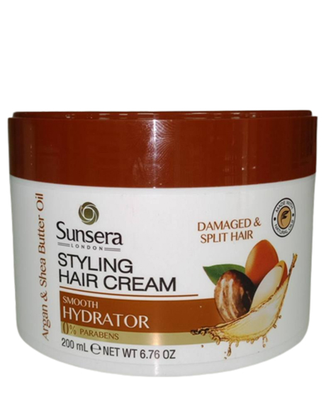 صن صيرا كريم شعر  - Sunsera Hair Cream (200ml, ارجان&زبدة شيا)