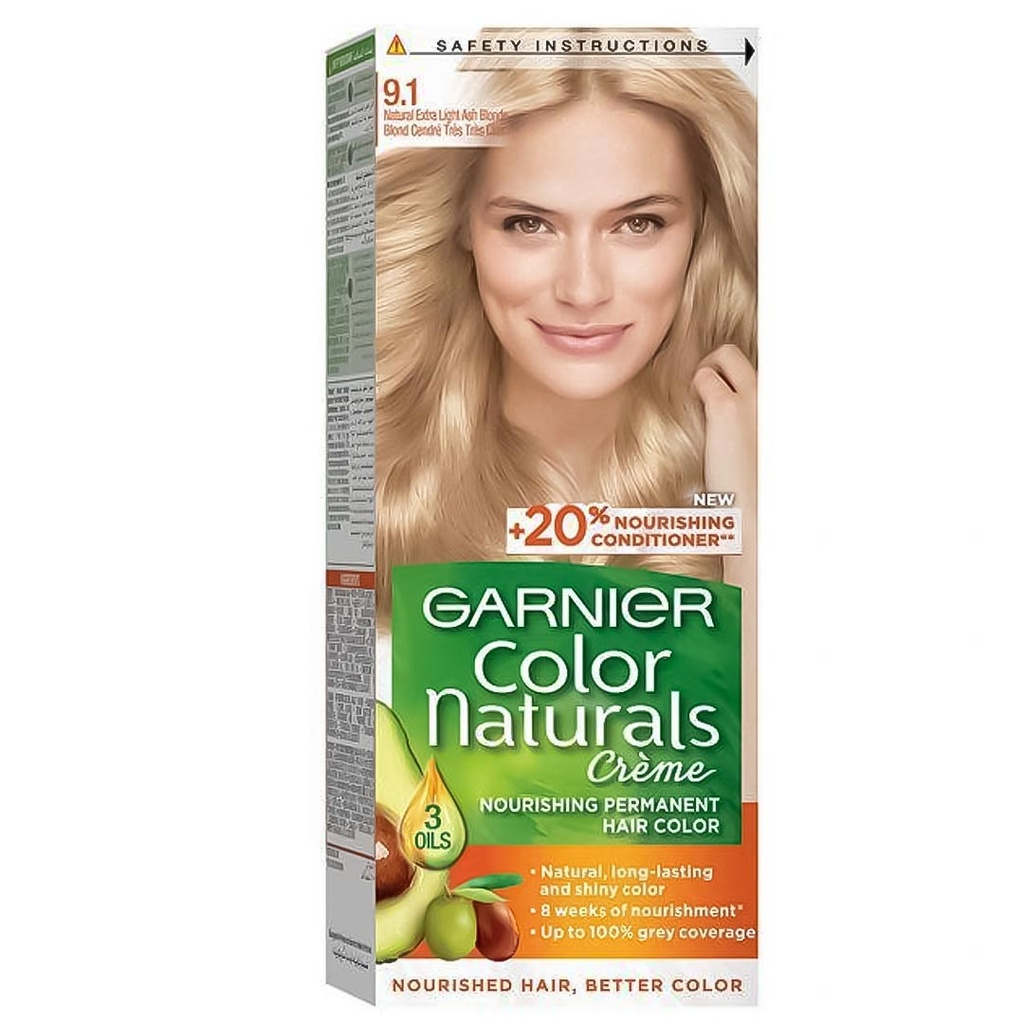 غارنية صبغة - Garnier Color (40ml, بدون, اشقر رمادى فاتح جدا 1-9)