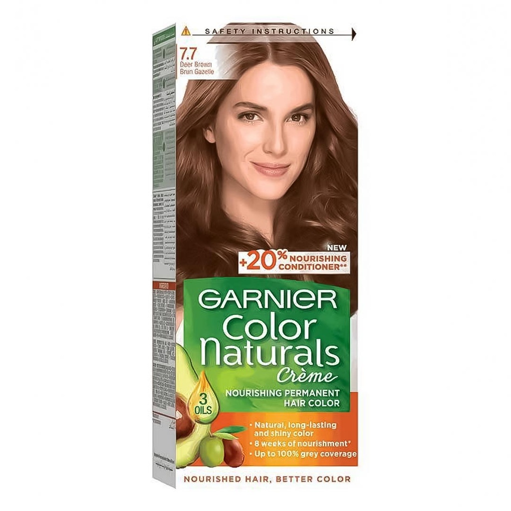 غارنية صبغة - Garnier Color (40ml, without, brouwn Ghazali 7-7)