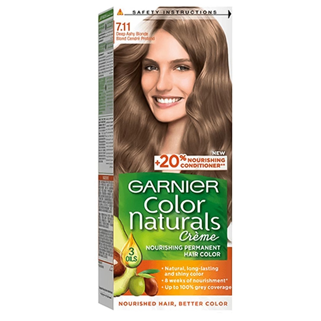 غارنية صبغة - Garnier Color (40ml, بدون, اشقر رمادى عميق 7-11)