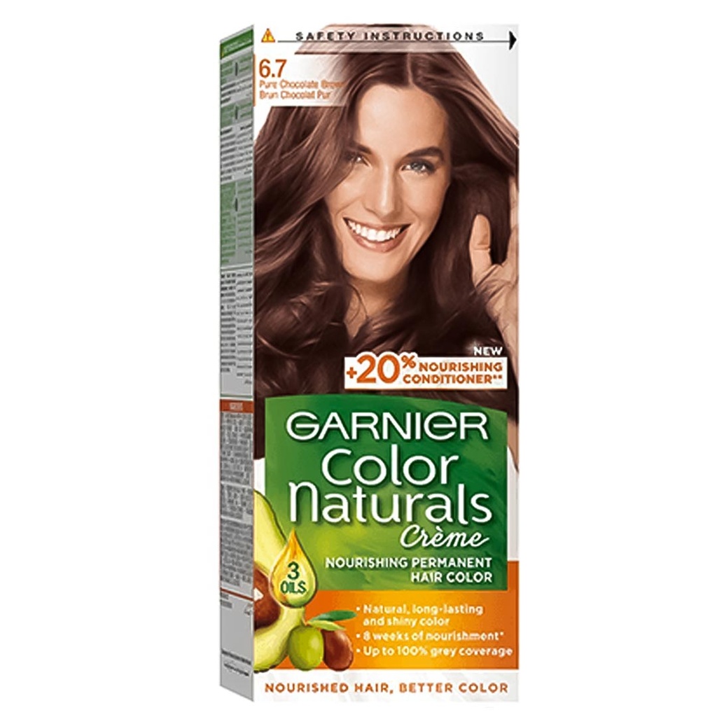 غارنية صبغة - Garnier Color (40ml, بدون, بنى شوكولا نقى 7-6)