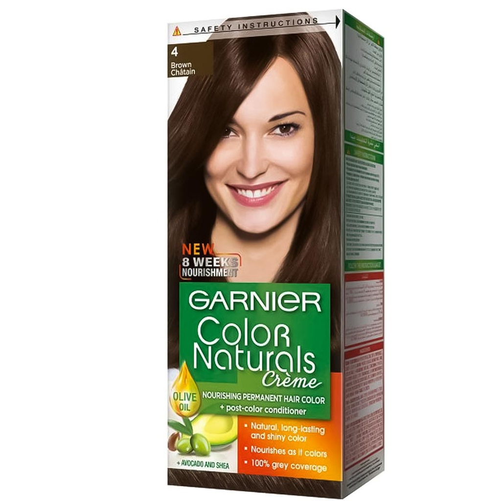 غارنية صبغة - Garnier Color (40ml, بدون, بنى 4)
