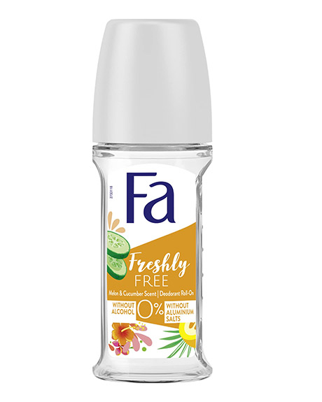 فا رول اون نسائى فريشلى فرى اورانج - Fa Roll On Woman Freshly Free Orange