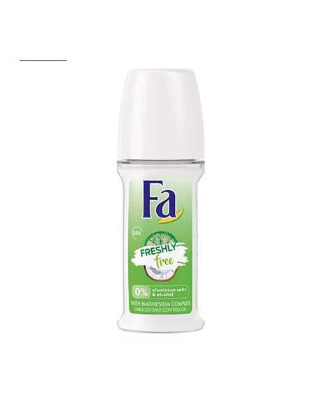 فا رول اون نسائى فريشلى فرى اخضر - Fa Roll On Woman Freshly Free Green