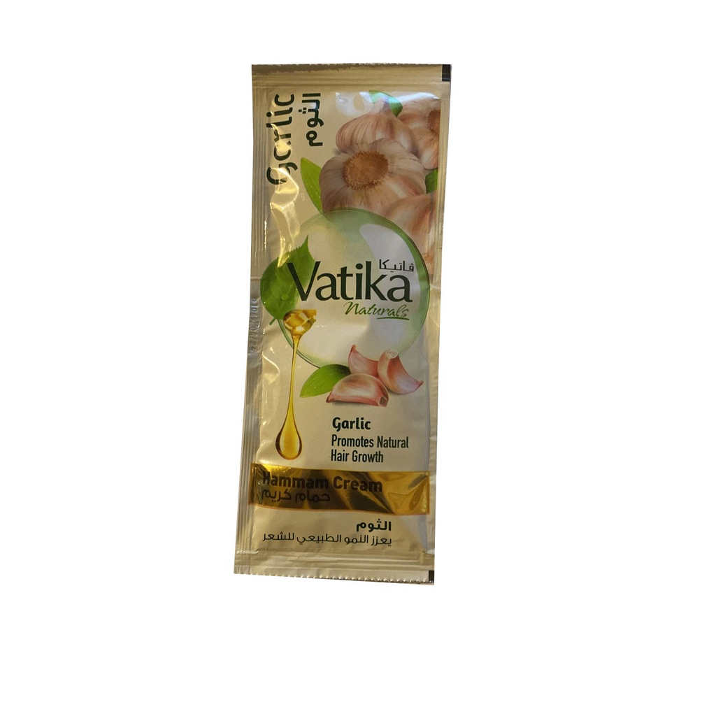 فاتيكا حمام كريم - Vatika Hair Mask 35g (35g, ثوم, بدون)