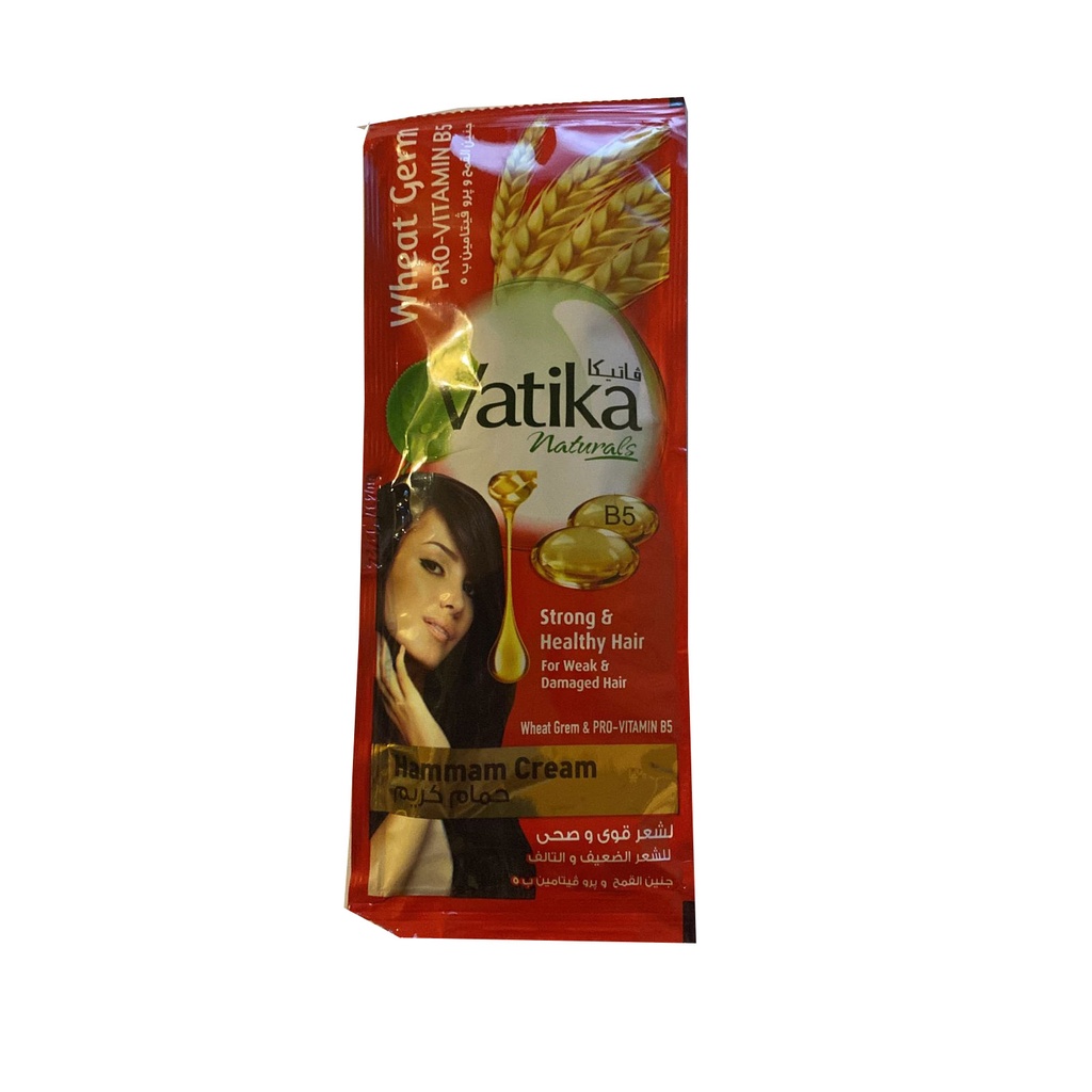 فاتيكا حمام كريم - Vatika Hair Mask 35g (35g, جنين القمح, بدون)