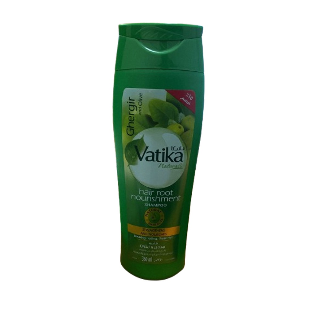 فاتيكا شامبو جرجير&زيتون خصم 15% - Vatika Shampoo Ghergir&Olive Discount 15% (360ml)