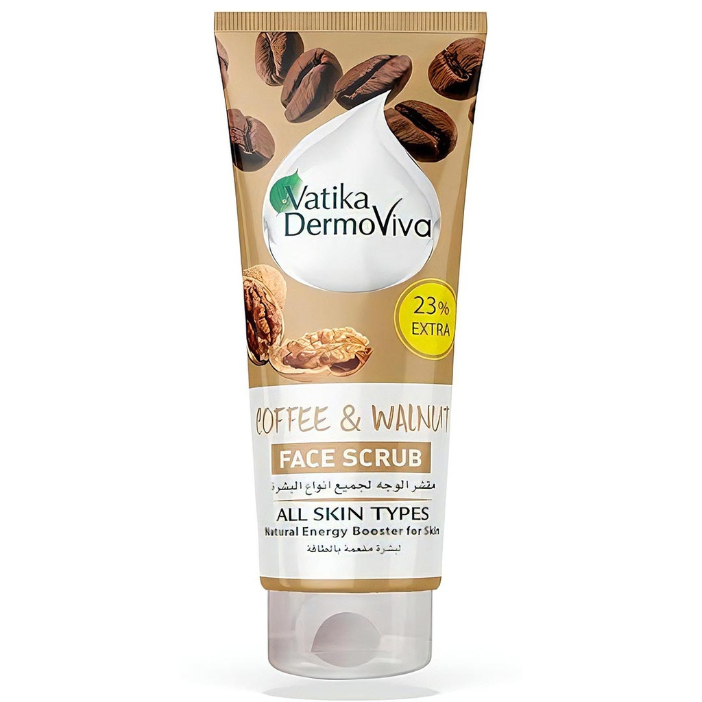 فاتيكا مقشر قهوة&عين الجمل - Vatika Scrub Coffe&Walnut (150ml, زيادة 23%)