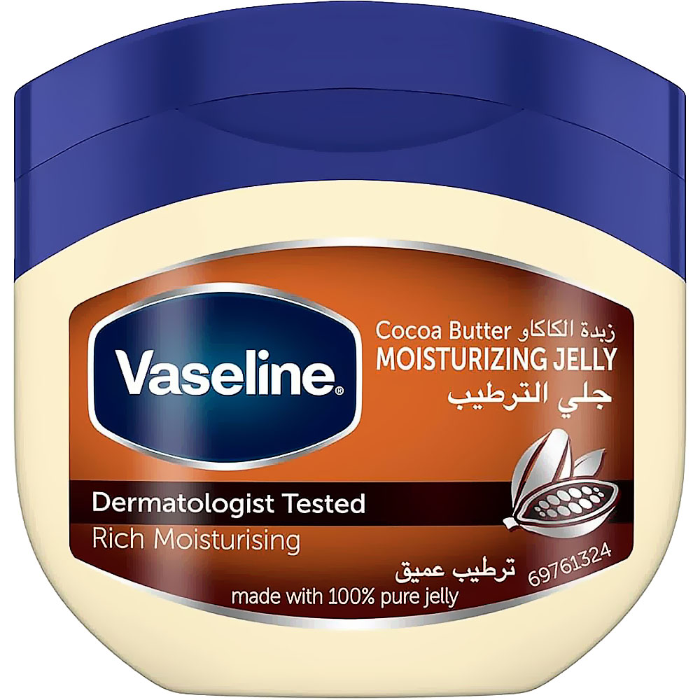 فازلين - Vaseline (250ml, زبدة الكاكاو, بدون)
