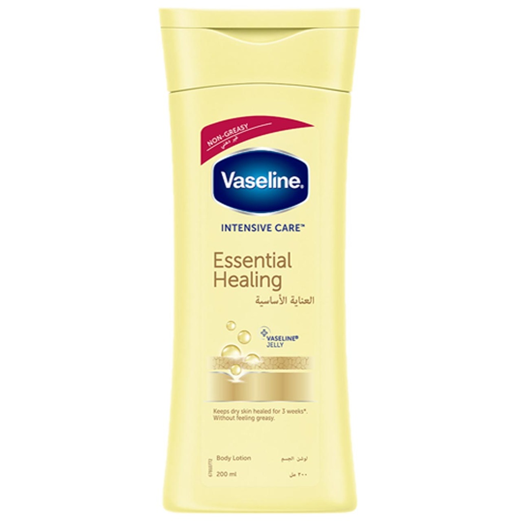 فازلين لوشن - Vaseline Lotion (200ml, عناية اساسية, بدون)