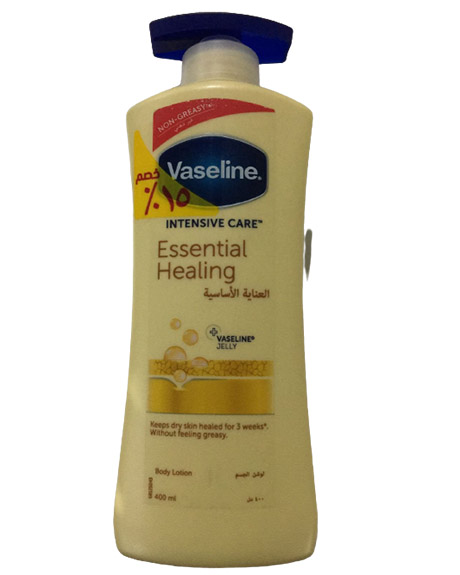 فازلين لوشن - Vaseline Lotion (400ml, عناية اساسية, خصم 15%)