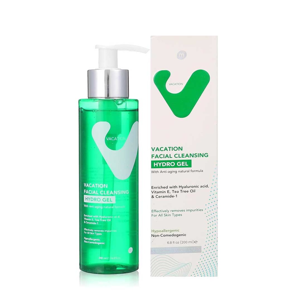 فاكيشن هيدرو جل منظف الوجه - Vacation Facial Cleansing Hydro Gel (200ml)