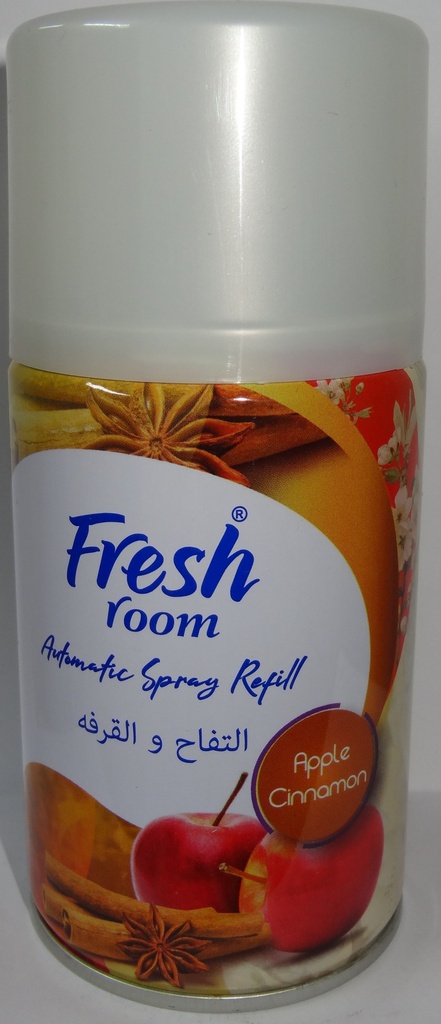 فريش روم ملطف جو - Fresh Room Air Freshener (غيار, 250ml, تفاح&قرفة)