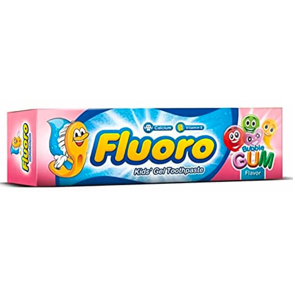 فلورو معجون اطفال - Fluoro Kids paste (50 g, Bubble Gum, without)