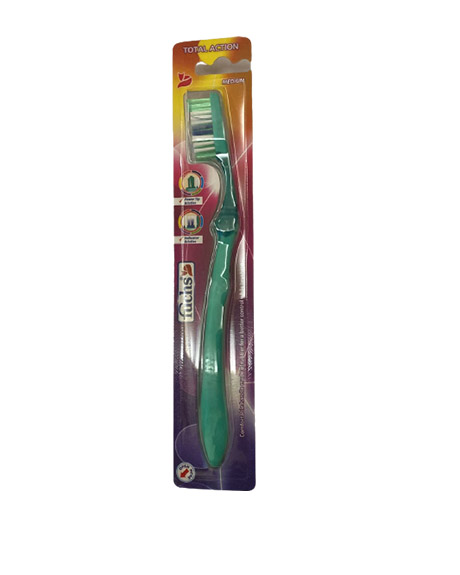 فوكس توتال اكشن فرشاة اسنان - Fuchs TOtal Action Tooth Brush (No:19111, Med)