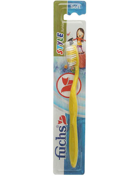 فوكس ستايل جونيور فرشاة اسنان اطفال - Fuchs Style Junior Tooth Brush Kids (No:15072, Soft)