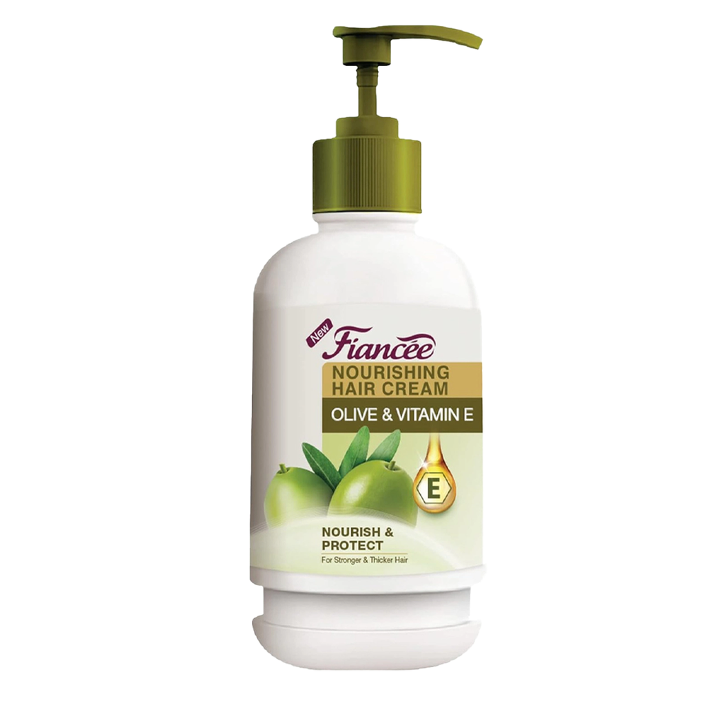 فيانسيه كريم بخاخ زيتون&فيتامين اى - Fiancee Cream Bumb Olive&Vitmain E (180ml, 33% مجانى)