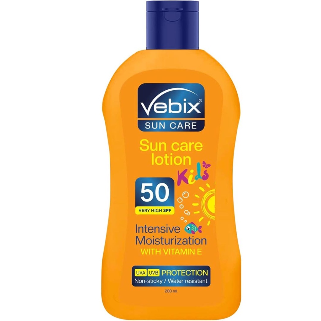 فيبكس صن كير لوشن اطفال - Vebix Sun Care Lotion Kids (200ml, 50)