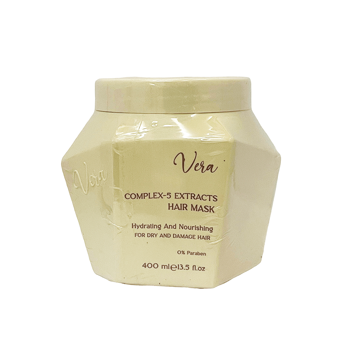 فيرا حمام كريم قوة خماسية - Vera Hair Mask Complex 5 Extracts (400ml)
