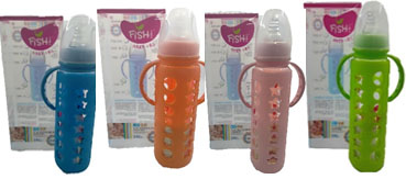 فيش ببرونة - Fish Fedeer (زجاج, 240ml, No:B-8879)