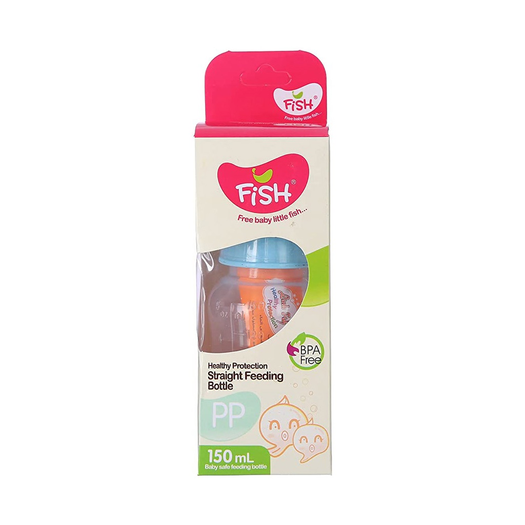 فيش ببرونة - Fish Fedeer (بدون يد بلاستيك P.P, 150ml, No:A-4001)
