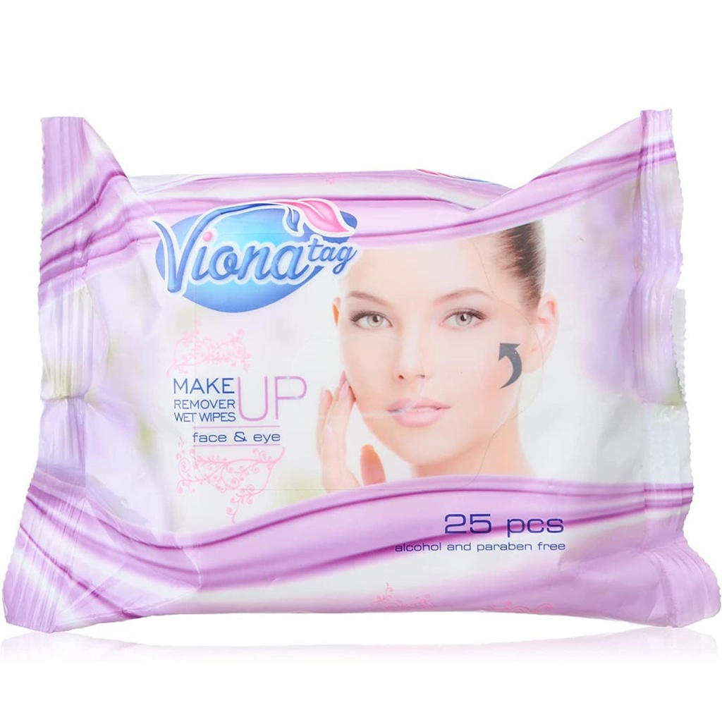 فيونا مناديل ازالة مكياج - Viona Wipes Removal Make up (25PC)
