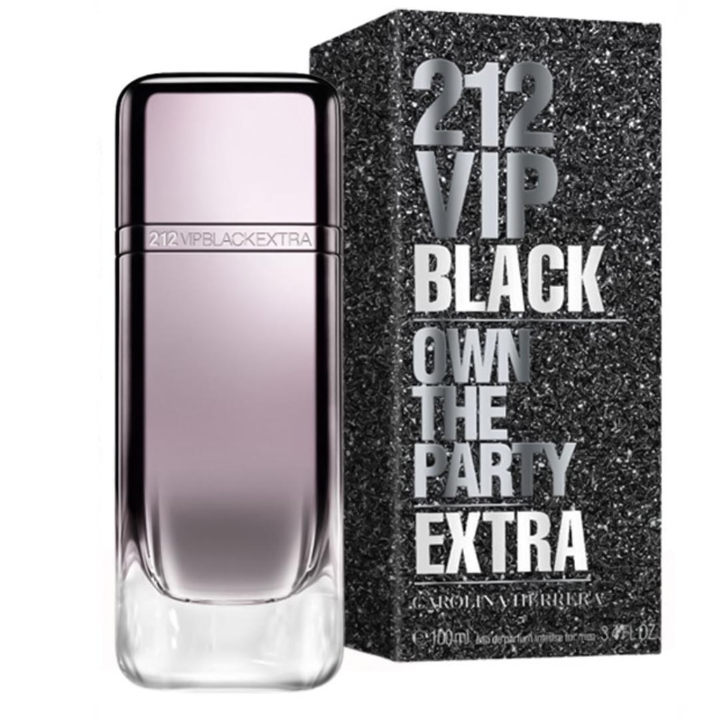 كارولينا هريرا 212 فى اى بى بلاك اكسترا - Carolina Herrera 212VIP Black Extra EDP-M (100ml)