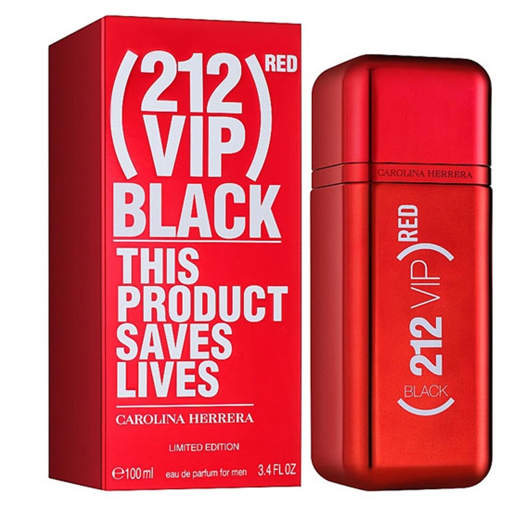 كارولينا هريرا 212 فى اى بى بلاك رد  -Carolina Herrera 212 Vip Black Red-M-EDP (100ml)