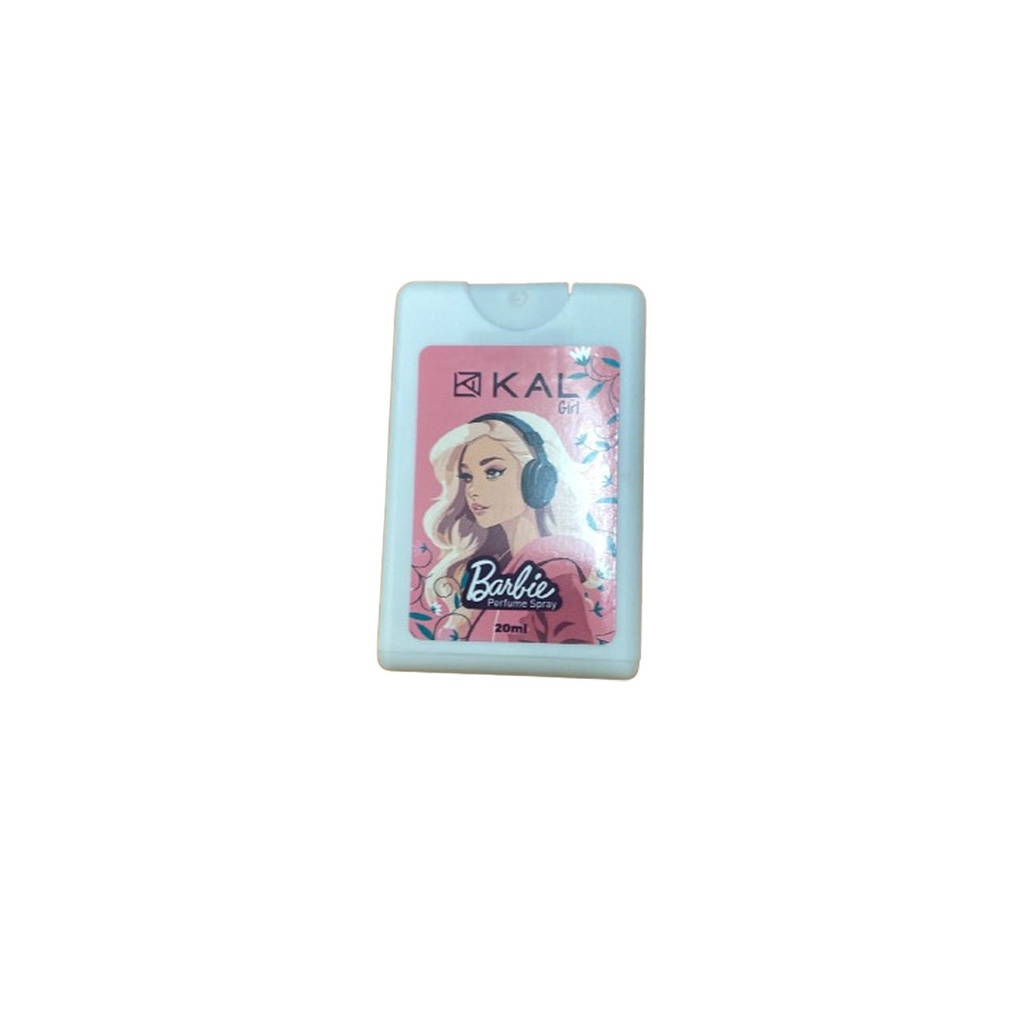 كال سبراى للجيب اطفال بنات - Kal Pocket Spray Kids Girls (20ml, باربى)