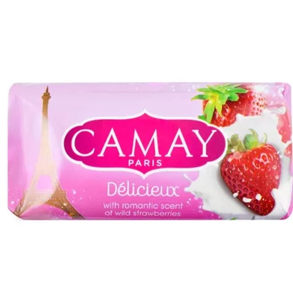 كامى صابون - Camay Soup 120g (120g, Crème E Stuawberry, without)